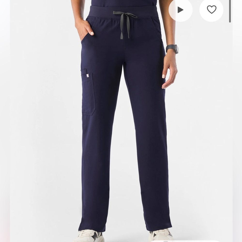 Figs Navy Kade Cargo Scrub Pants